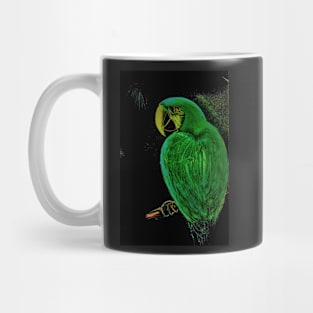 EMERALD GREEN MACAW Mug